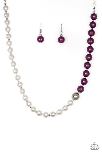 5th Avenue A Lister - Purple Necklace