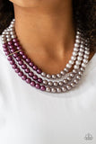 Times Square Starlet - Purple Necklace
