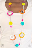 Kaleidooscopically Captivating - Multi Color Necklace