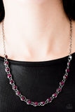 She's A GLAM-eater - Purple Necklace