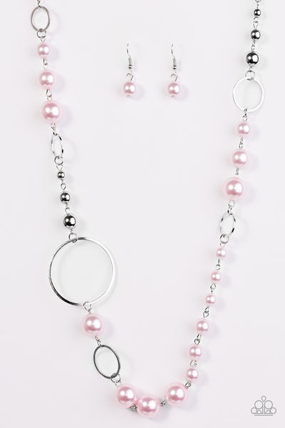 Lady Etiquette - Pink Necklace