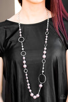 Lady Etiquette - Pink Necklace