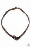 Naturally Nautical - Brown Necklace