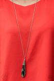 Jaw Droppingly Jealous - Silver Necklace