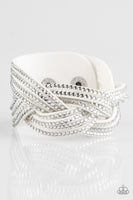 Big City Shimmer - White Bracelet