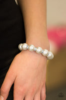 Here Comes The Bridesmaid - White Bracelet