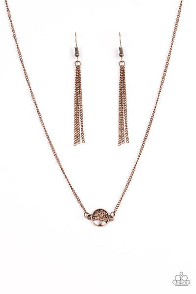 Treetop Trend - Copper Necklace