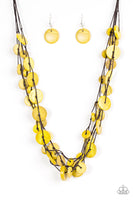 Bermuda Beach House - Yellow Necklace