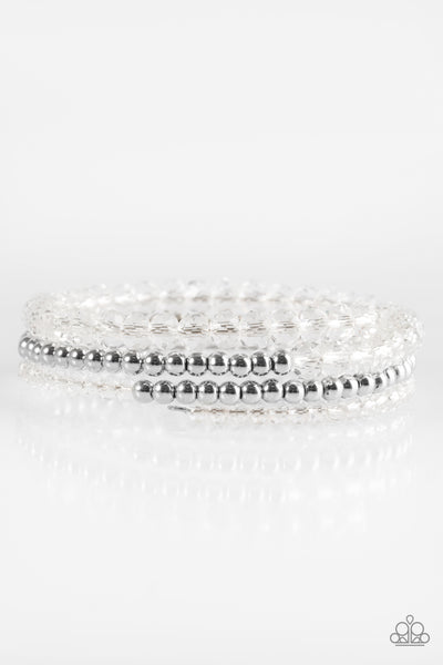 Luminous Luster - White Bracelet