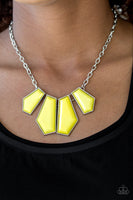 Get Up and GEO - Yellow Necklace