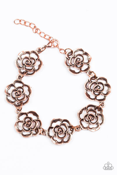 Nip It In The Rosebud - Copper Bracelet