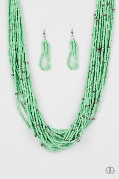 Summer Samba - Green Necklace