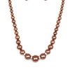 Party Pearls - Brown Necklace