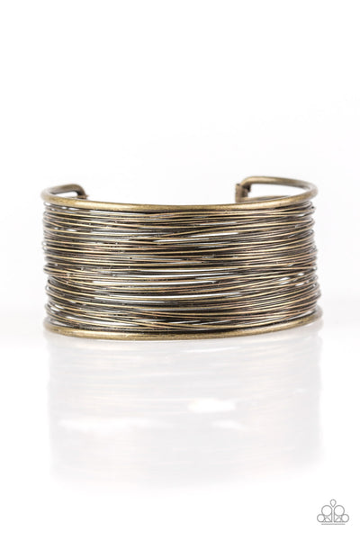 Wire Warrior - Brass Bracelet