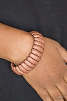 Peacefully Primal - Brown Bracelet