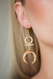 Majestically Moonchild -Gold Earring