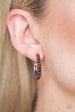 Twinkling Tinseltown - Red Earring