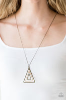 TRI - Harder - Brass Necklace