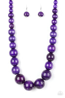Effortlessly Everglades - Purple Necklace