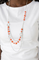 Party Dress Princess - Orange Necklace