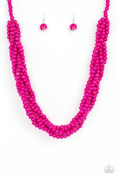 Tahiti Tropic - Pink Necklace