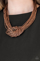 Knotted Knockout - Copper Necklace