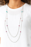 Sparkle of the Day - Multi Color Necklace