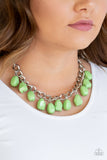 Take The Color Wheel - Green Necklace