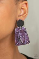 Majestic Mariner - Purple Earring