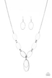 All OVAL Town - Silver Necklace