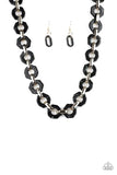 Fashionista Fever - Black Necklace