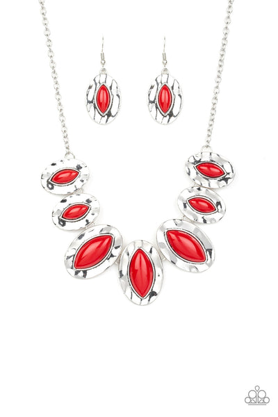Terra Color - Red Necklace