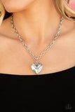 Flirtatiously Flashy - Silver Necklace