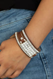 Shockingly Sparkly - Brown Urban Bracelet