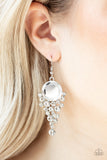 Elegantly Effervescent - White Earring