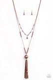 Abstract Elegance - Copper Necklace