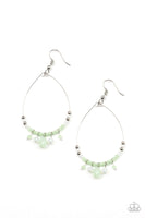 Exquisitely Ethereal - Green Earrings