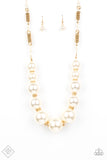 Pearly Prosperity - Gold Necklace