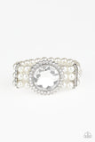 Speechless Sparkle - White Bracelet