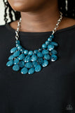 Sorry To Burst Your Bubble - Blue Necklace