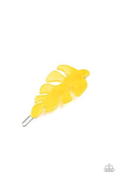 Leaf Your Mark - Yellow Hair Clip