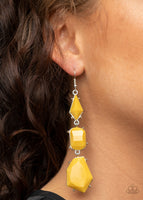 Geo Getaway - Yellow Earrings