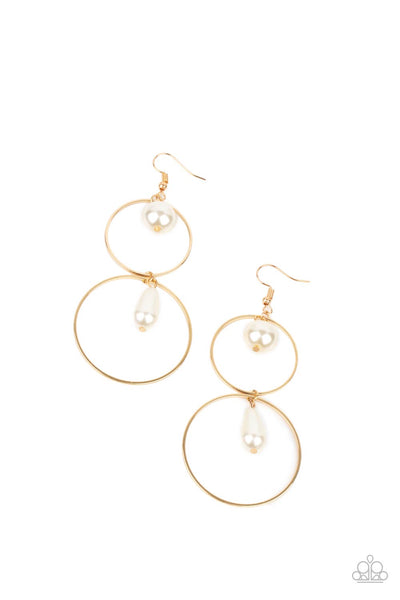 Cultured in Couture - Gold Earrings