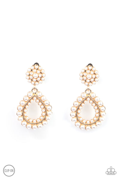 Discerning Droplets - Gold Earrings