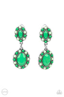 Positively Pampered - Green Earrings