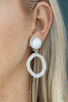 Vintage Veracity - White Earring