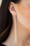 Head To Toe Dazzle - Gold Earrings