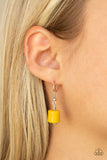 Tranquil Trendsetters - Yellow Necklace