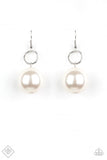 Wall Street Welcome Party - White Earrings