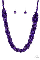 Tahiti Tropic - Purple Necklace